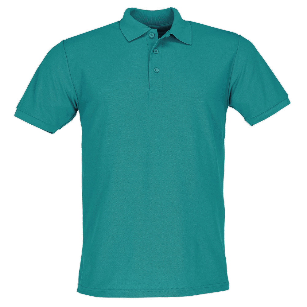 634020 - 65/35 polo - smaragdgroen