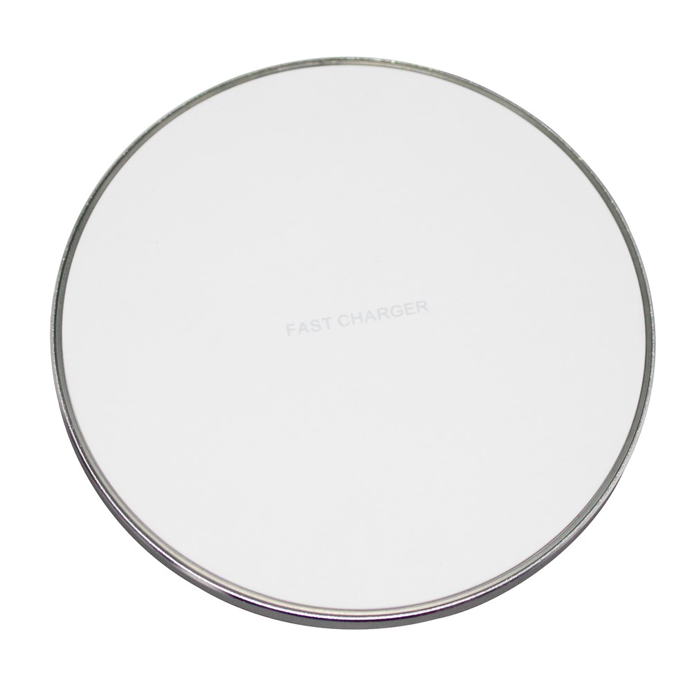 "Wireless Charger Metal 10W" inductielader - Wit