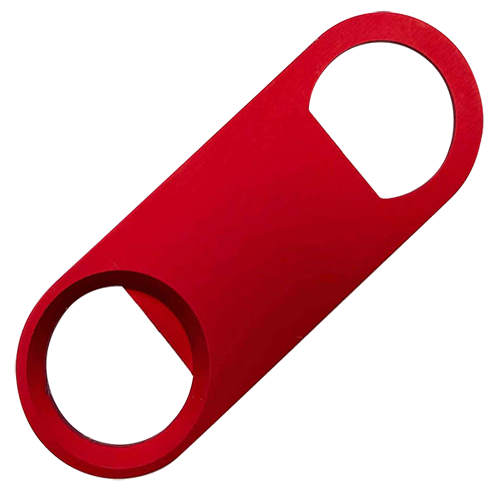 Dubbele flesopener - Rood