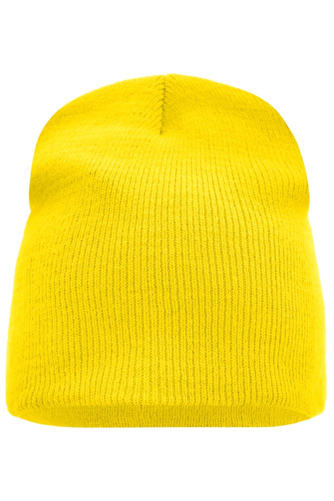 Beanie No.1 - Geel (ca. Pantone 3945C)