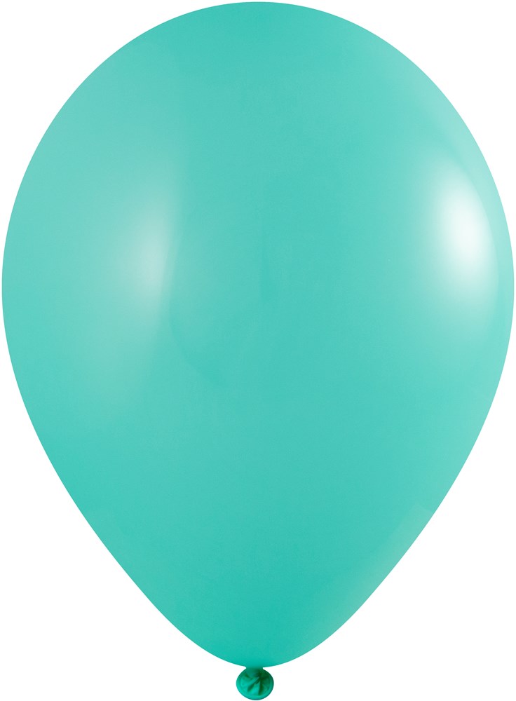 Ballonnen bedrukt 85/95 cm - Ø 33 cm - 11 inch - Mint (1085) Pastel (± PMS 7472)