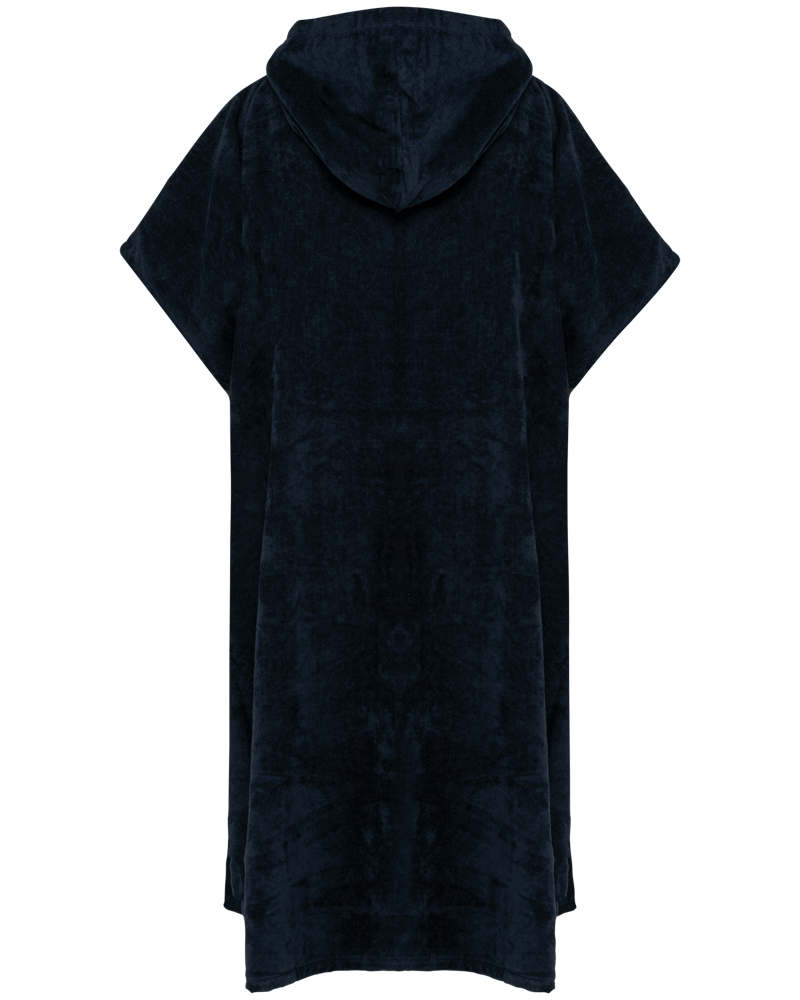 PA581 - Uniseks poncho met capuchon van badstof